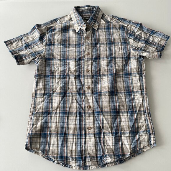 EDDIE BAUER SHORT SLEEVE SHIRT MENS SIZES S NEW WHITOUT TAG - Picture 1 of 6